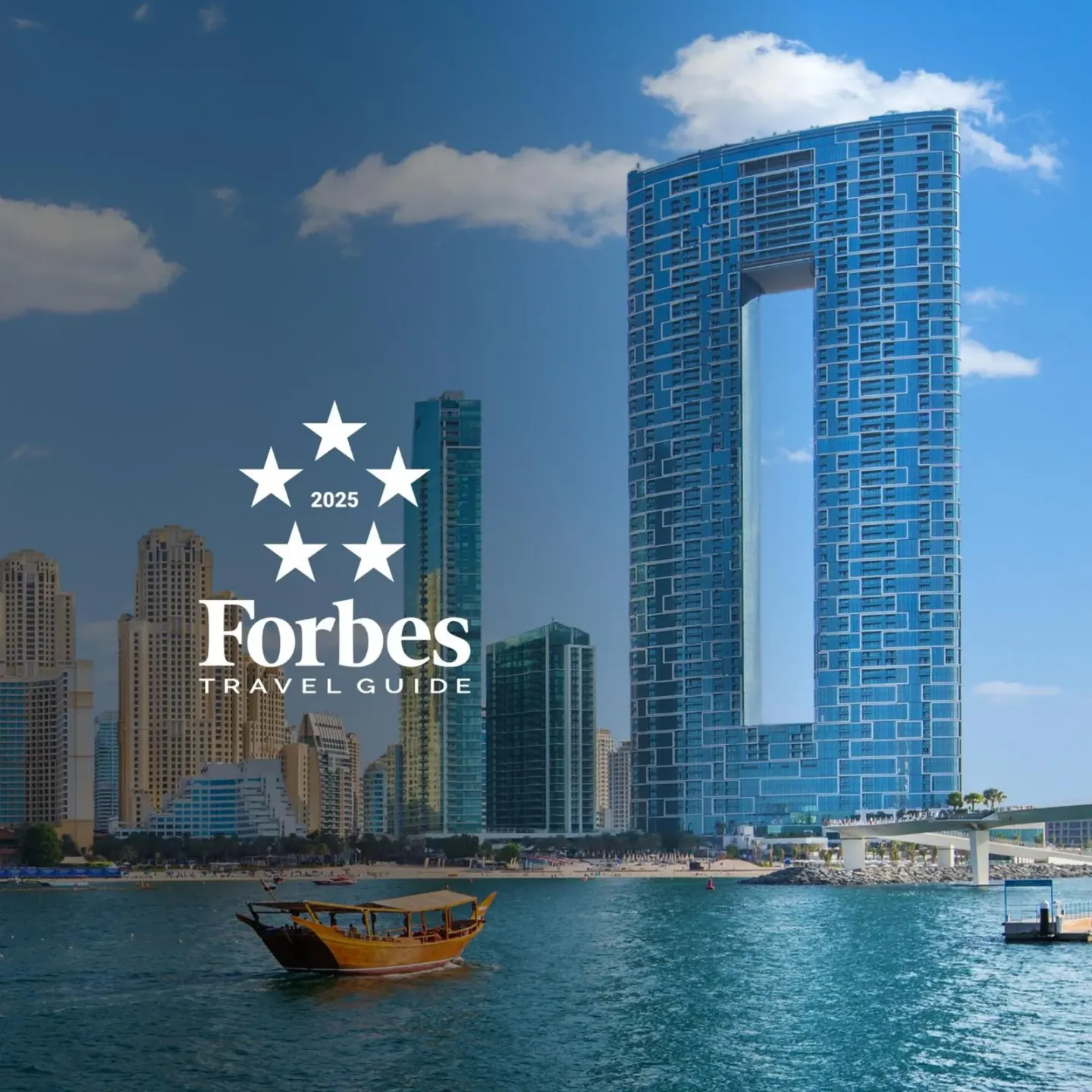 Exterior view of Address Beach Resort in Dubai