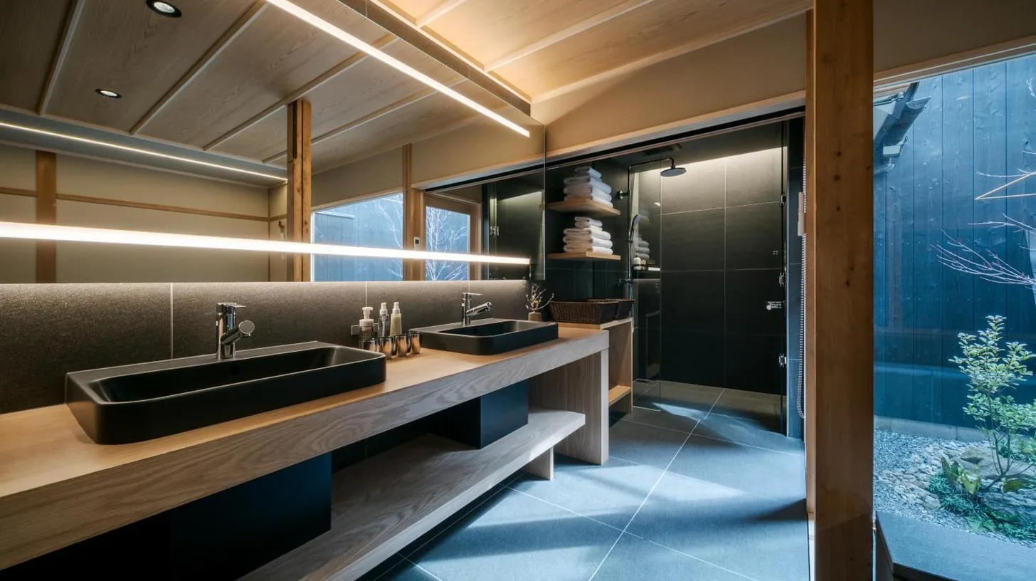 a row of beds in a room with a window at ANJIN Gosho Ebisugawa in Kyoto
