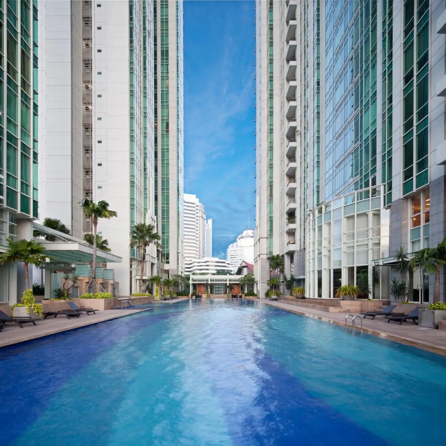 Swimming pool at Fraser Residence Sudirman Jakarta