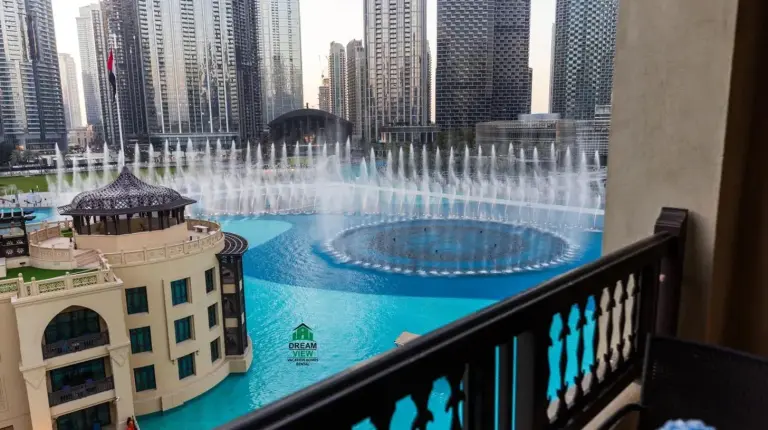 Full View Burj Khalifa y Fuentes -Souk Al Bahar- Dream View holiday Home Rent