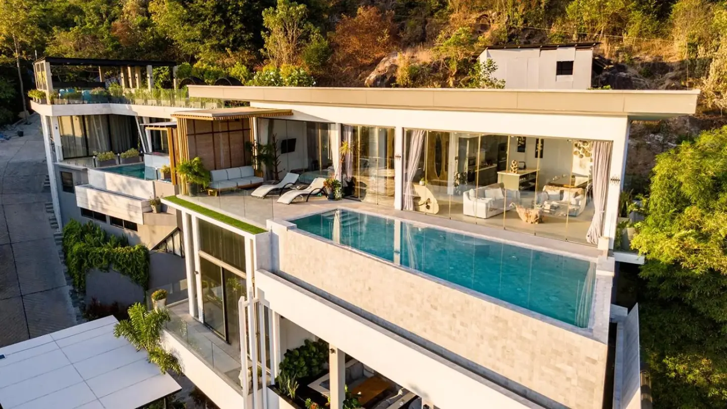 Vue extérieure de Magic Suites Seaview Villas, Koh Samui