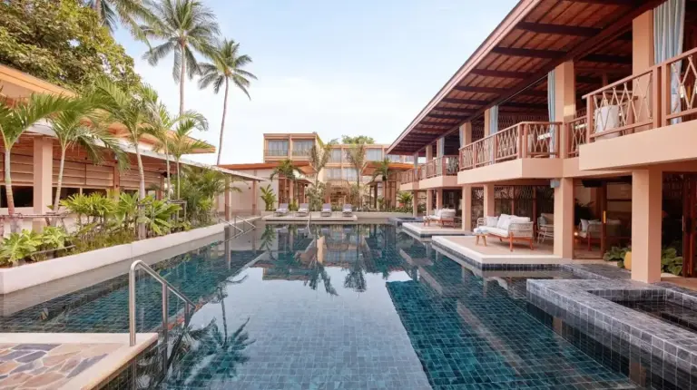 an image of a swimming pool at a resort at Marasca Samui - Small Luxury Hotels of the World in Chaweng