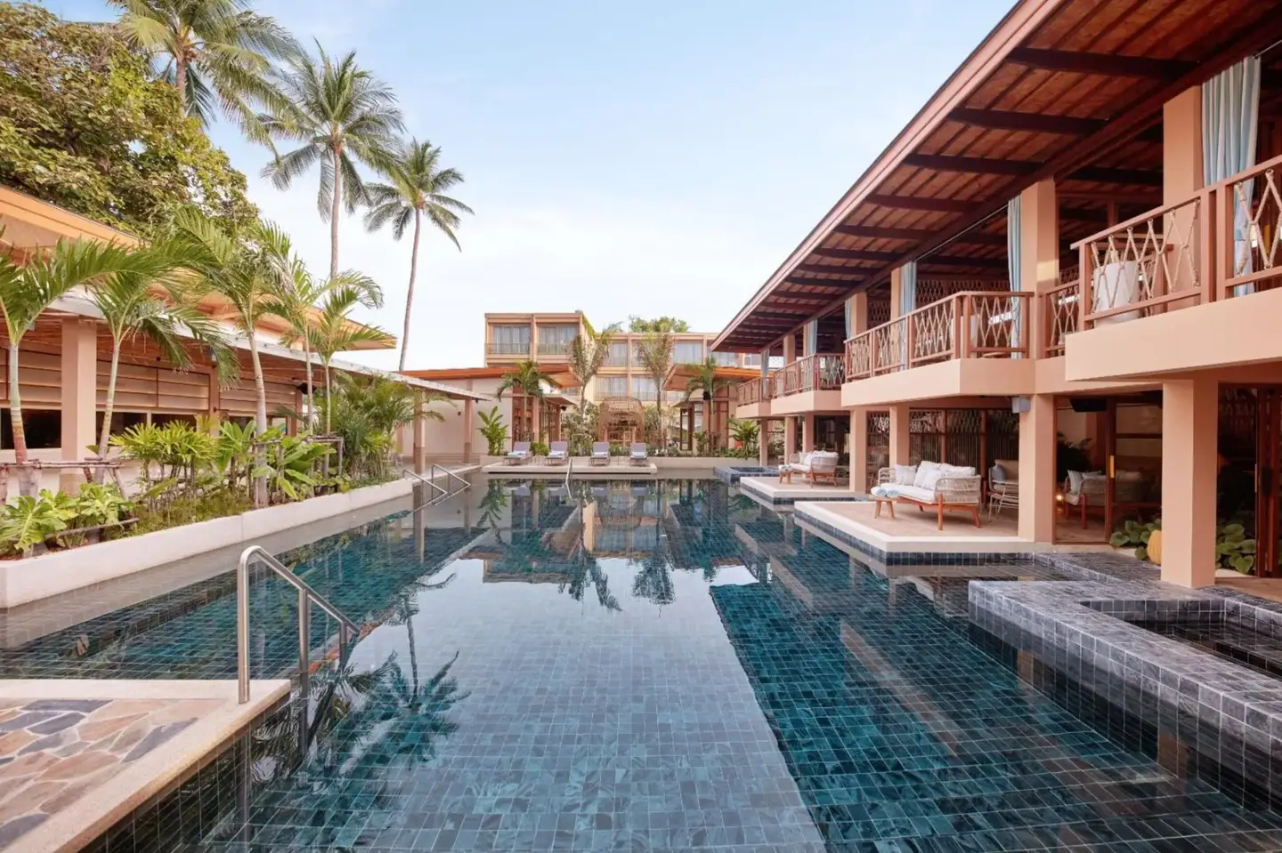 Marasca Samui hotel swimming pool area in Koh Samui