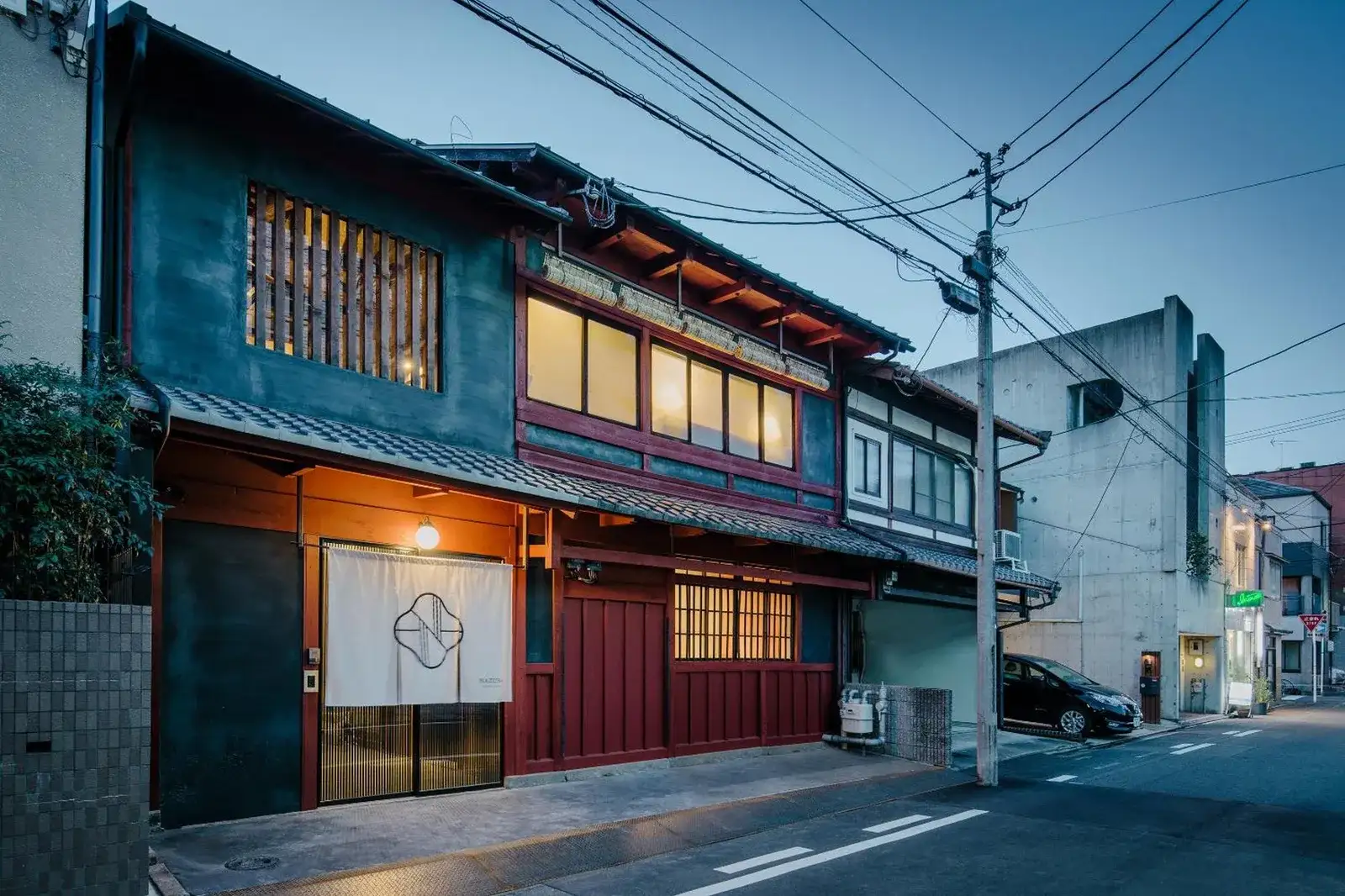 Exterior view of Nazuna Kyoto Gosho in Kyoto