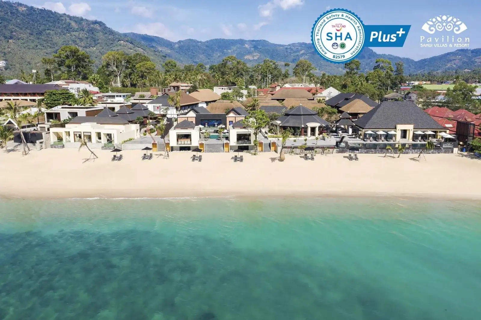 Vue aérienne de Pavilion Samui Villas and Resort situé à Koh Samui